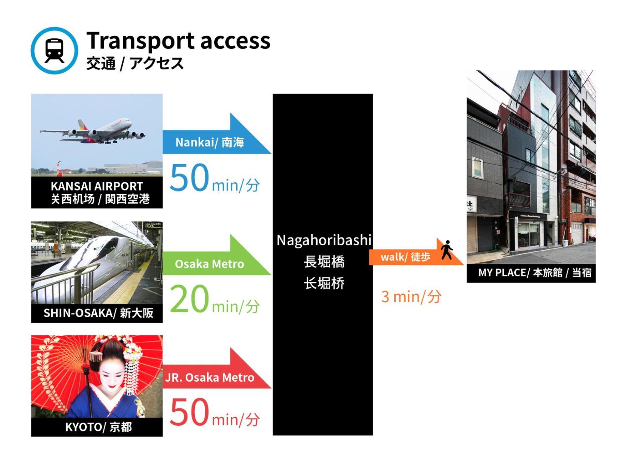 公寓 Sitsurae Shinsaibashi *